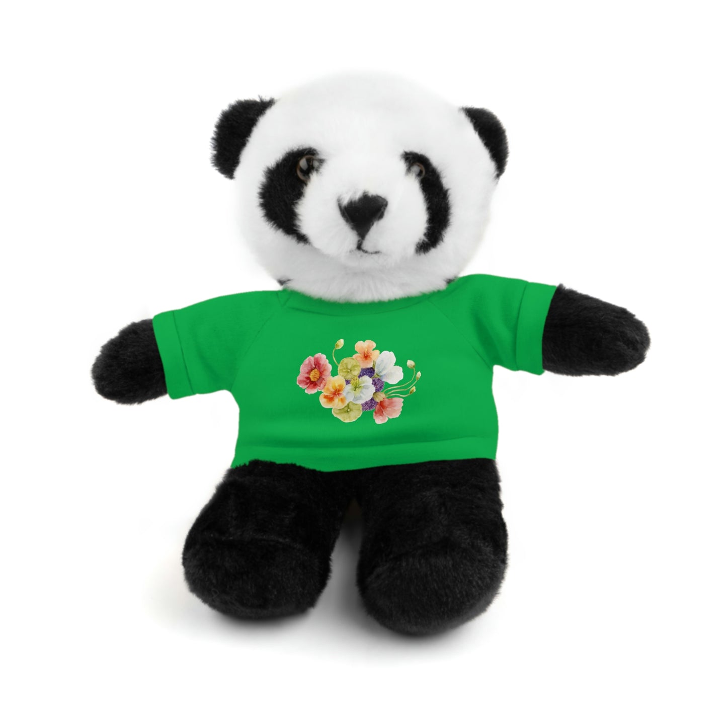 Stuffed Animals with nasturtium, ageratum, and poppies Tee