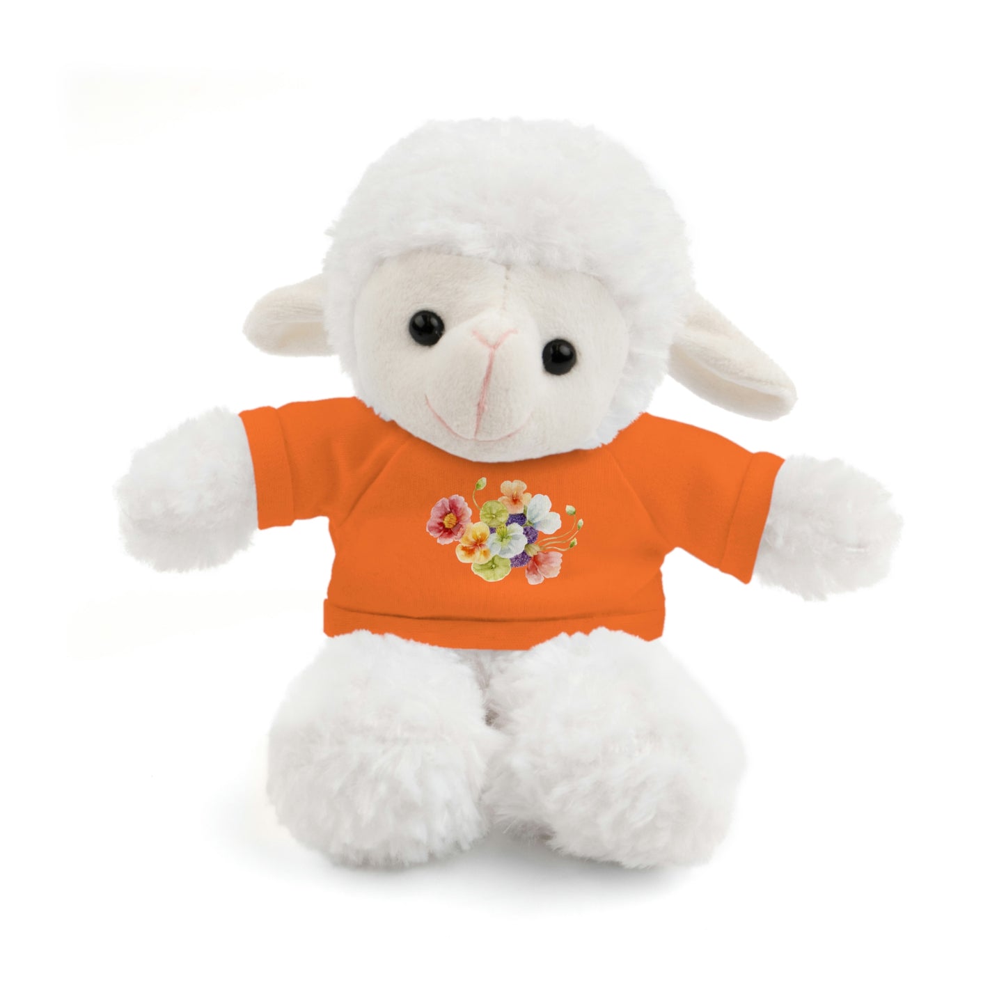 Stuffed Animals with nasturtium, ageratum, and poppies Tee