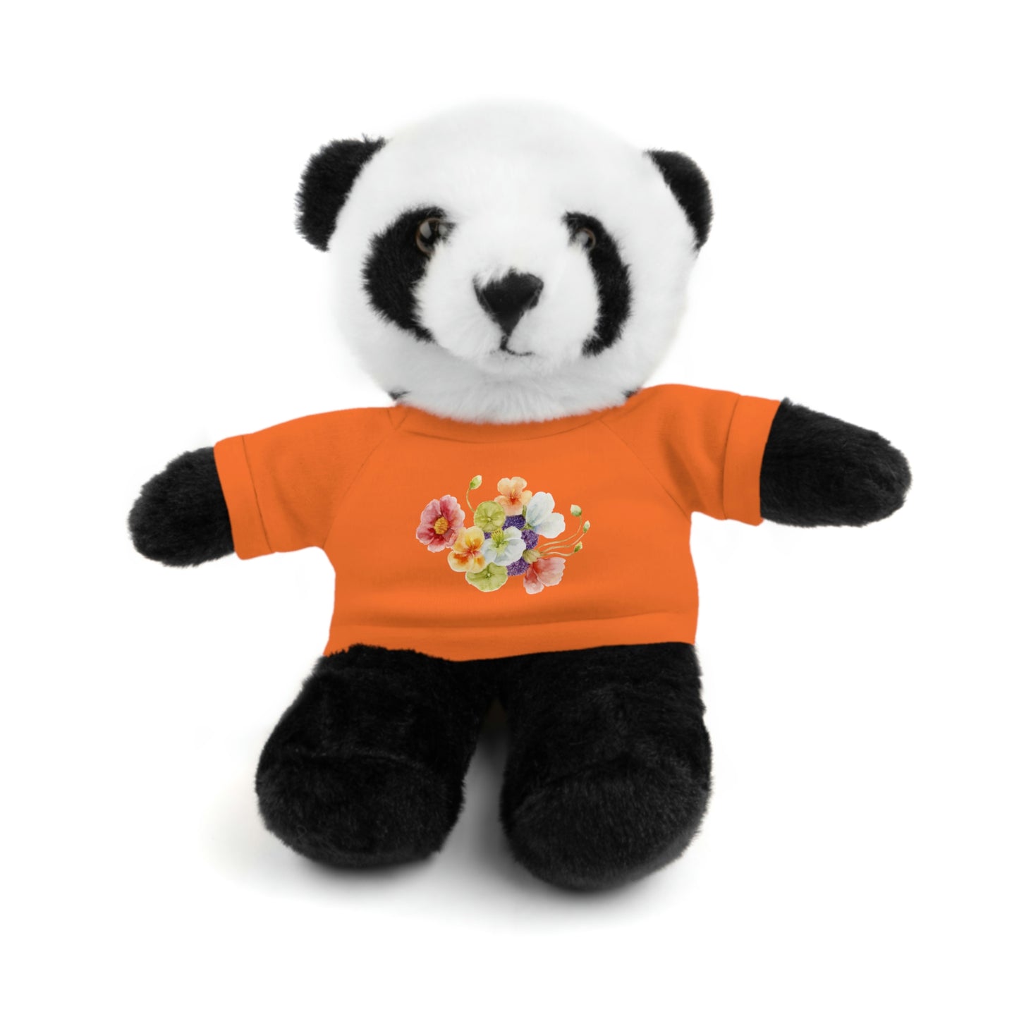 Stuffed Animals with nasturtium, ageratum, and poppies Tee